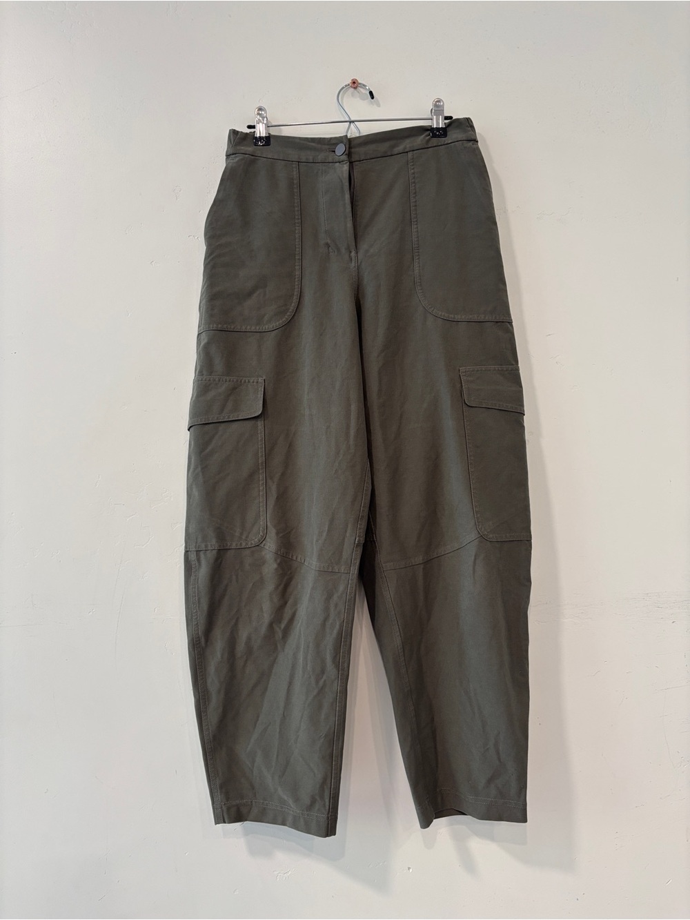 Lululemon Women's Utilitech Green High Rise Pant Sz 27 Cotton Blend Tapered